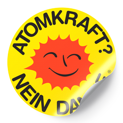 Sticker gratis bestellen: Atomkraft? Nein danke!